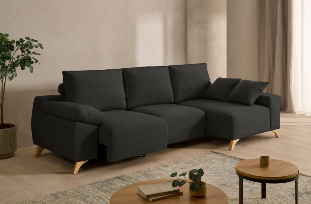 Sofá chaise longue de tela Nova de StyleKomfort - principal