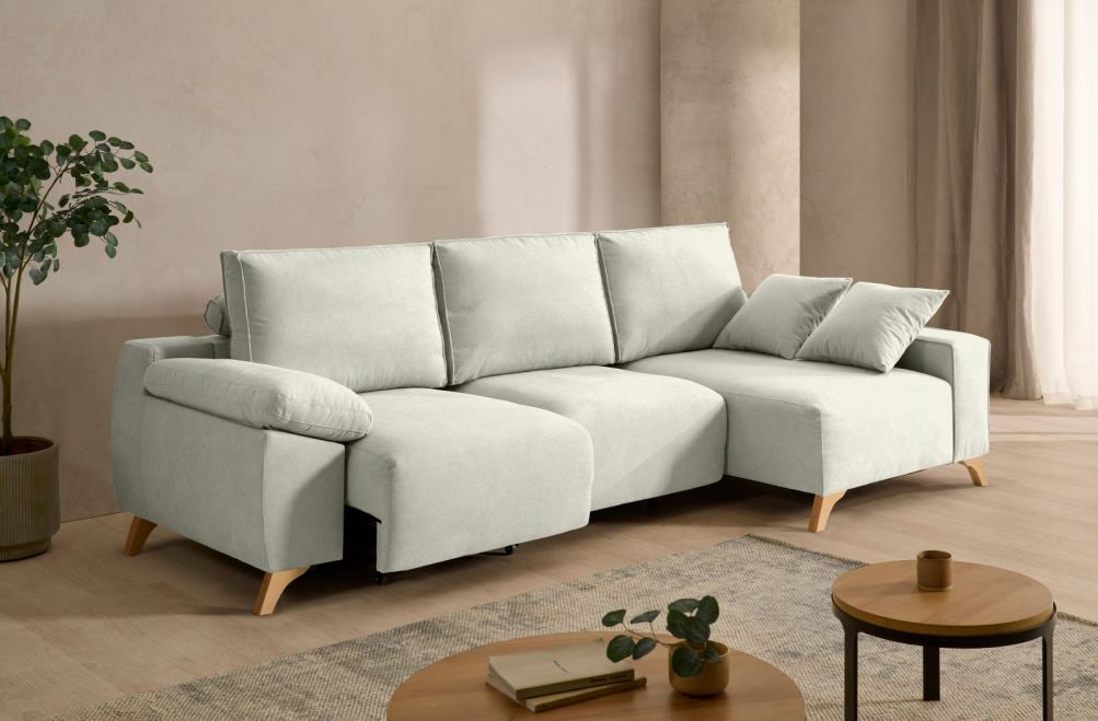 Sofá chaise longue de tela Nova de StyleKomfort - principal