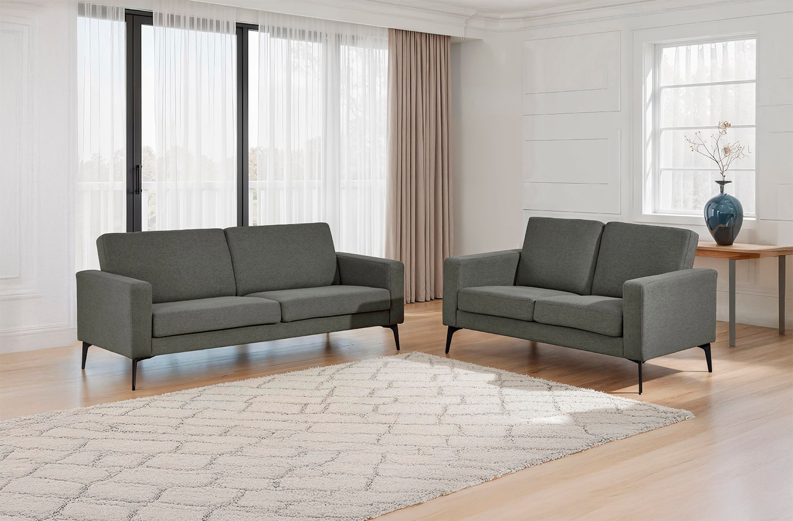 Sofá de tela Meya de HOME - principal