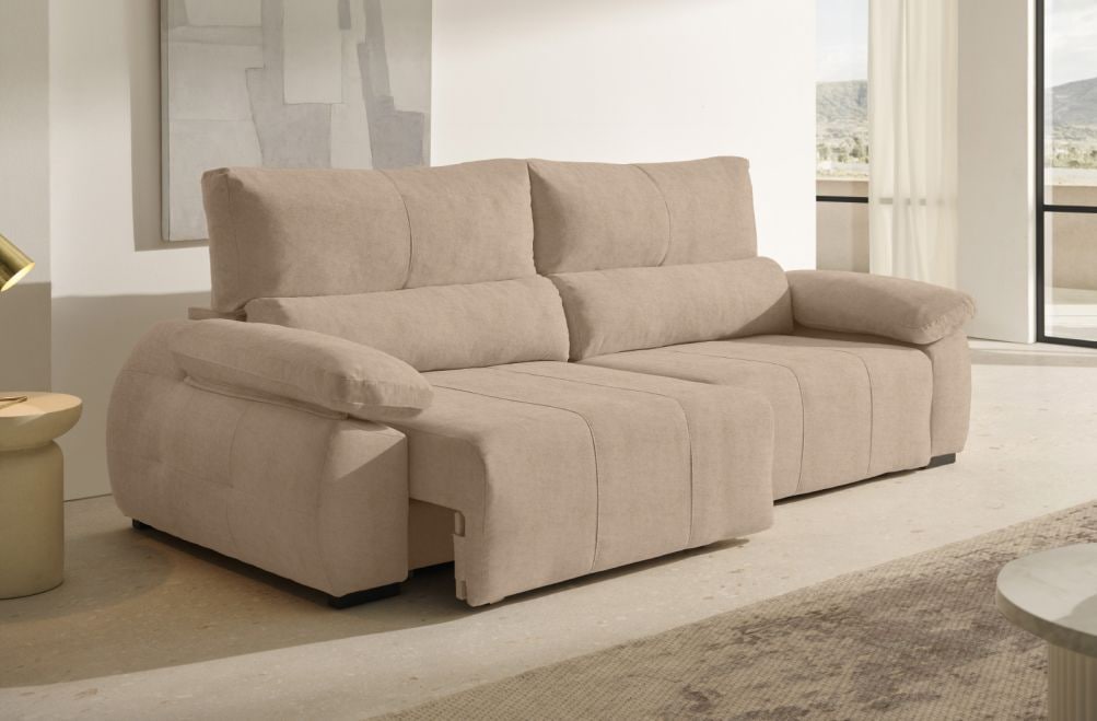 Sofá de tela Elaris de HOME - principal