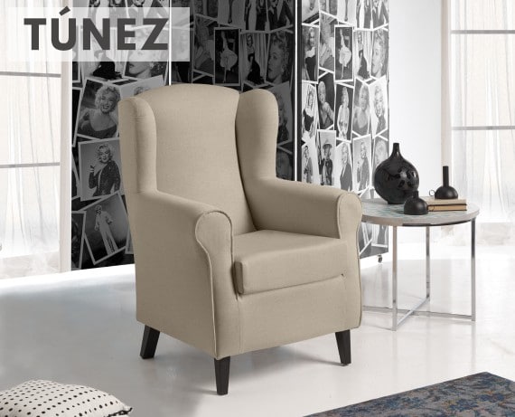 Sillón de tela Túnez de HOME - principal