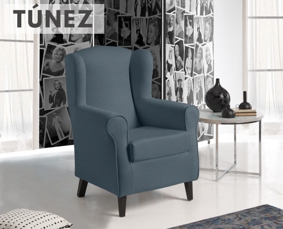 Sillón de tela Túnez de HOME - principal