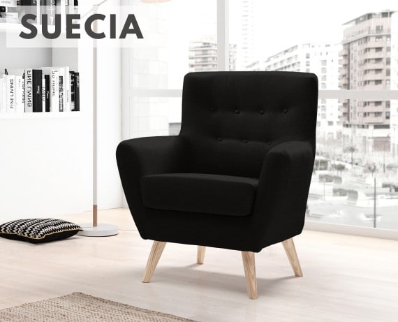 Butaca de tela Suecia de HOME - principal