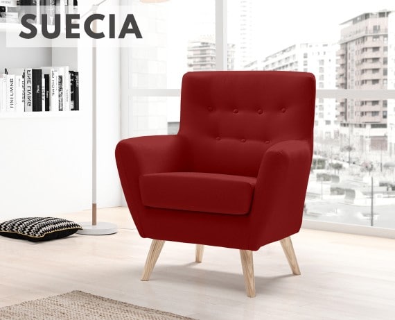 Butaca de tela Suecia de HOME - principal