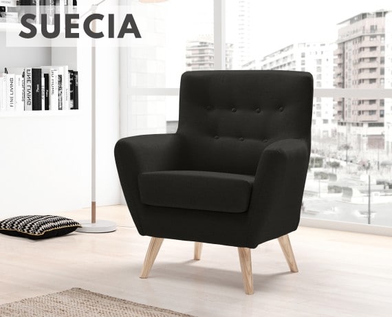 Butaca de tela Suecia de HOME - principal
