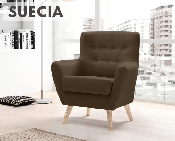 Butaca de tela Suecia de HOME - principal