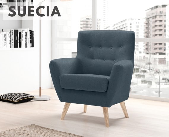 Butaca de tela Suecia de HOME - principal