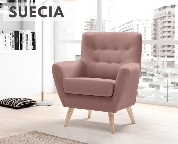 Butaca de tela Suecia de HOME - principal