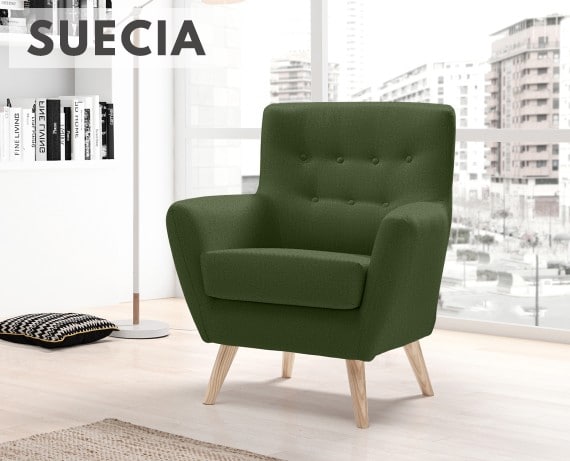 Butaca de tela Suecia de HOME - principal