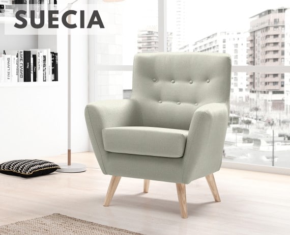 Butaca de tela Suecia de HOME - principal