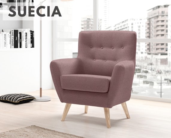 Butaca de tela Suecia de HOME - principal