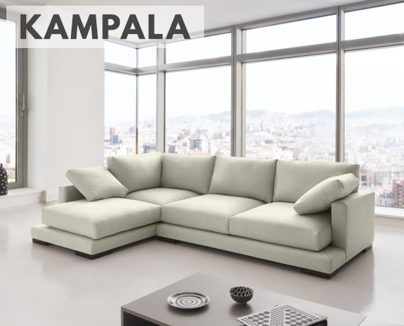 Sofá de tela Kampala de HOME - principal