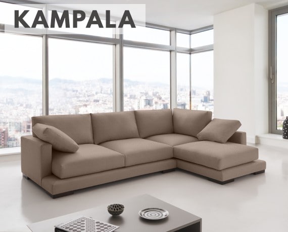 Sofá de tela Kampala de HOME - principal