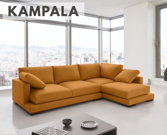 Sofá de tela Kampala de HOME - principal