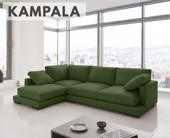 Sofá de tela Kampala de HOME - principal