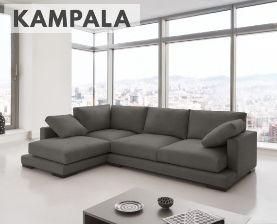 Sofá de tela Kampala de HOME - principal