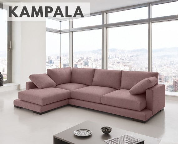 Sofá de tela Kampala de HOME - principal
