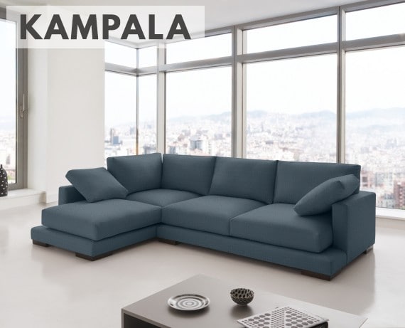 Sofá de tela Kampala de HOME - principal