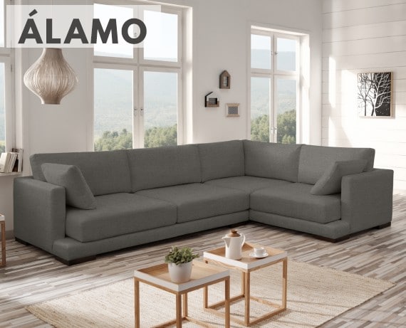 Sofá de tela Álamo de HOME - principal