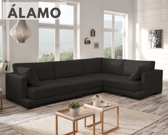 Sofá de tela Álamo de HOME - principal