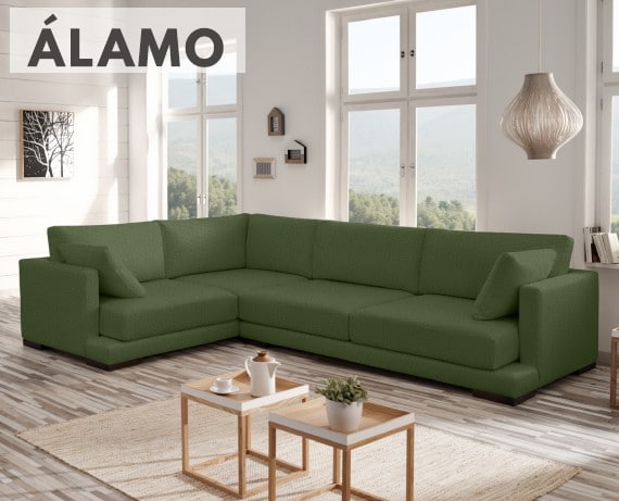 Sofá de tela Álamo de HOME - principal