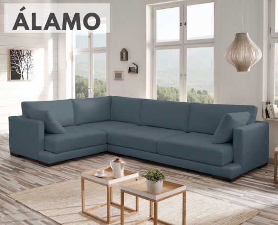 Sofá de tela Álamo de HOME - principal