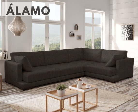 Sofá de tela Álamo de HOME - principal