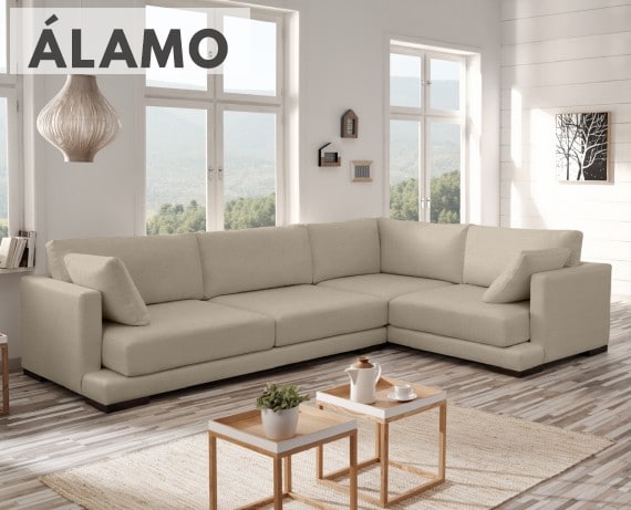 Sofá de tela Álamo de HOME - principal