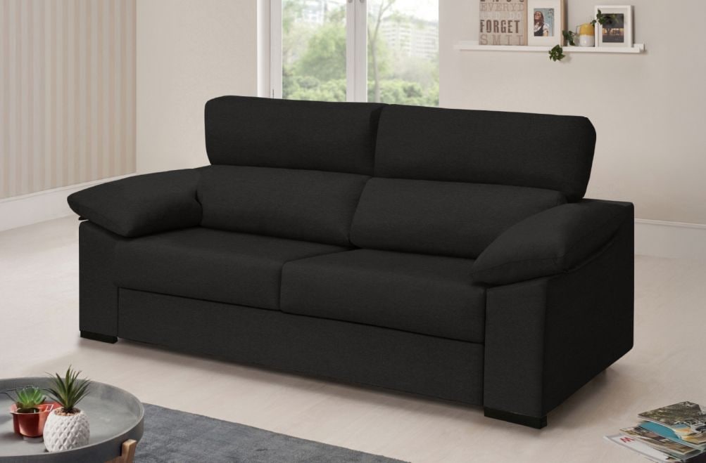 Sofá cama de tela Claris de HOME - principal