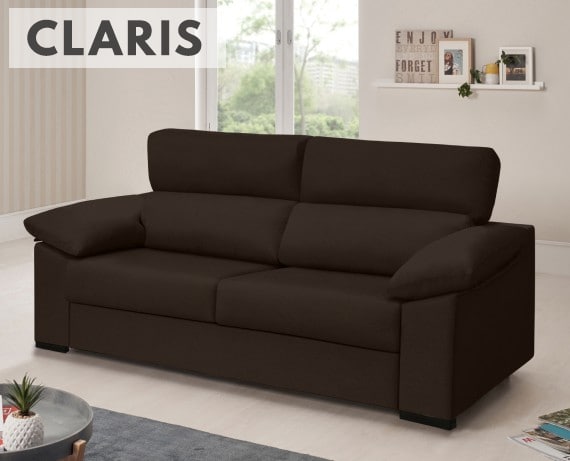 Sofá cama de tela Claris de HOME - principal