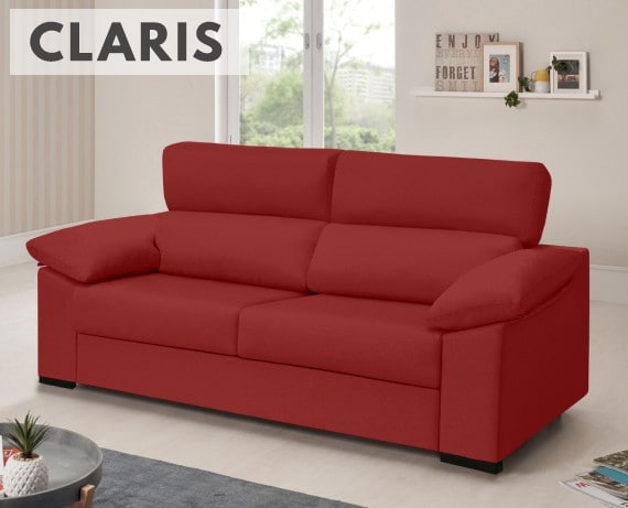 Sofá cama de tela Claris de HOME - principal