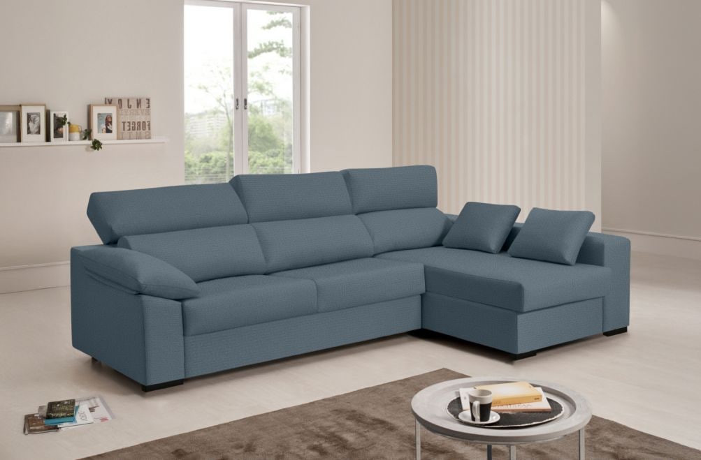 Sofá cama de tela Claris de HOME - principal