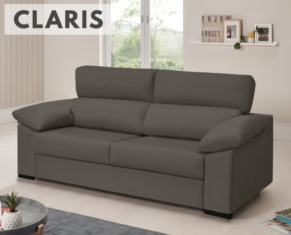 Sofá cama de tela Claris de HOME - principal