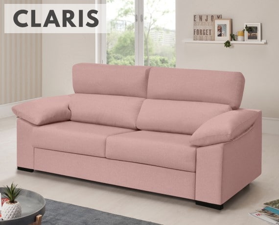 Sofá cama de tela Claris de HOME - principal