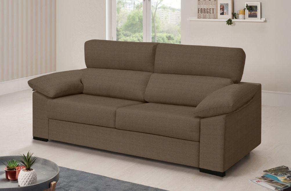 Sofá cama de tela Claris de HOME - principal