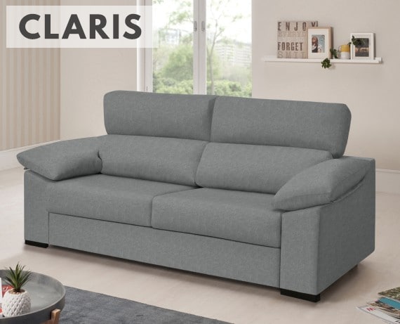 Sofá cama de tela Claris de HOME - principal