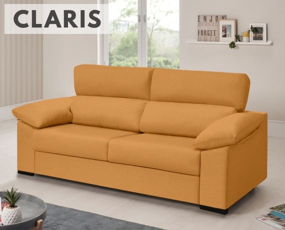 Sofá cama de tela Claris de HOME - principal