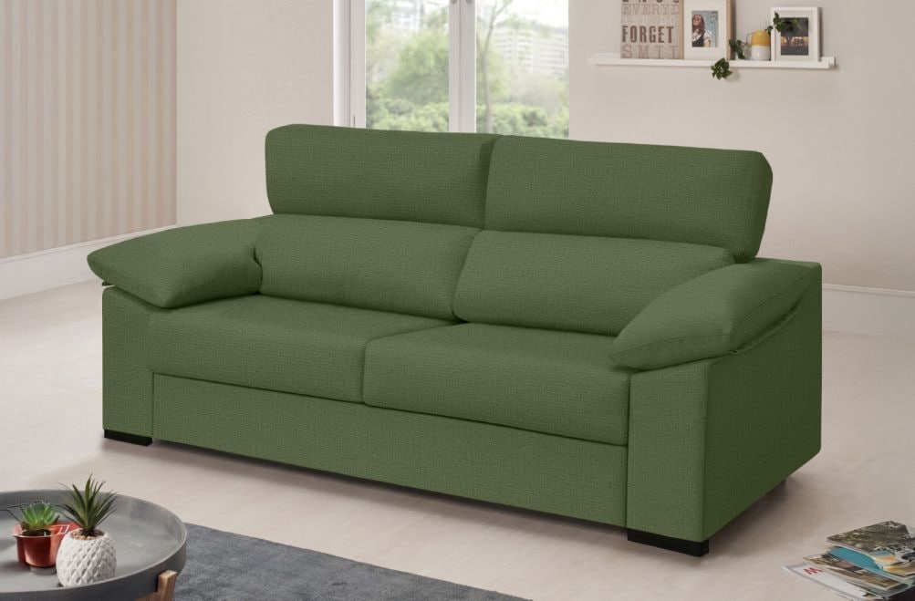 Sofá cama de tela Claris de HOME - principal
