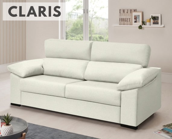 Sofá cama de tela Claris de HOME - principal