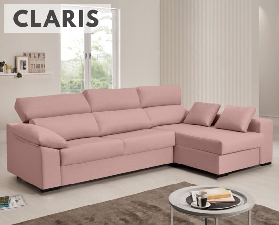 Sofá cama de tela Claris de HOME - principal