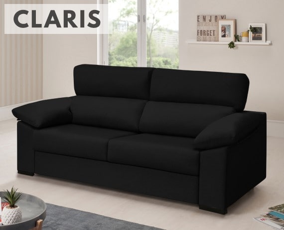 Sofá cama de tela Claris de HOME - principal