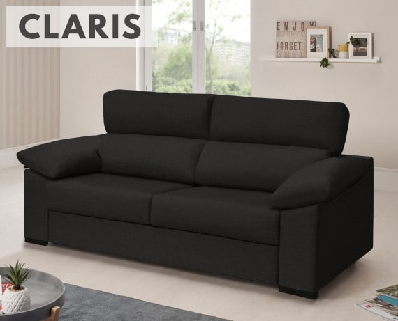 Sofá cama de tela Claris de HOME - principal