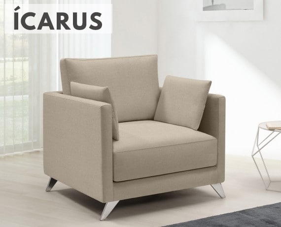 Butaca de tela Ícarus de HOME - principal