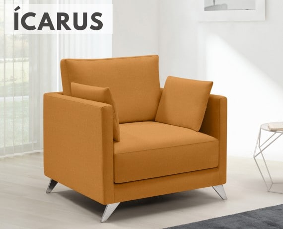 Butaca de tela Ícarus de HOME - principal