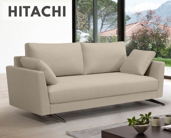 Sofá de tela Hitachi de HOME - principal