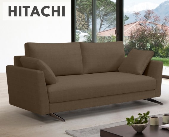 Sofá de tela Hitachi de HOME - principal