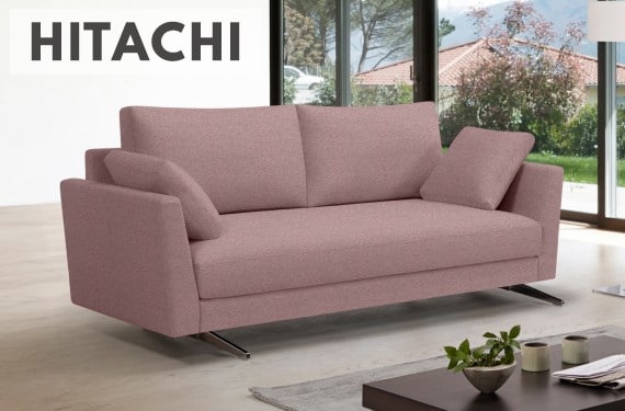 Sofá de tela Hitachi de HOME - principal