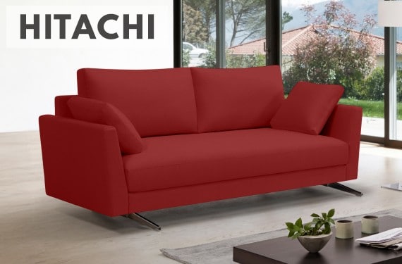 Sofá de tela Hitachi de HOME - principal