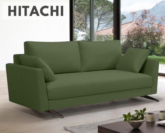 Sofá de tela Hitachi de HOME - principal