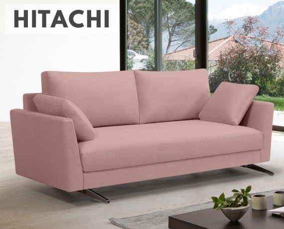 Sofá de tela Hitachi de HOME - principal